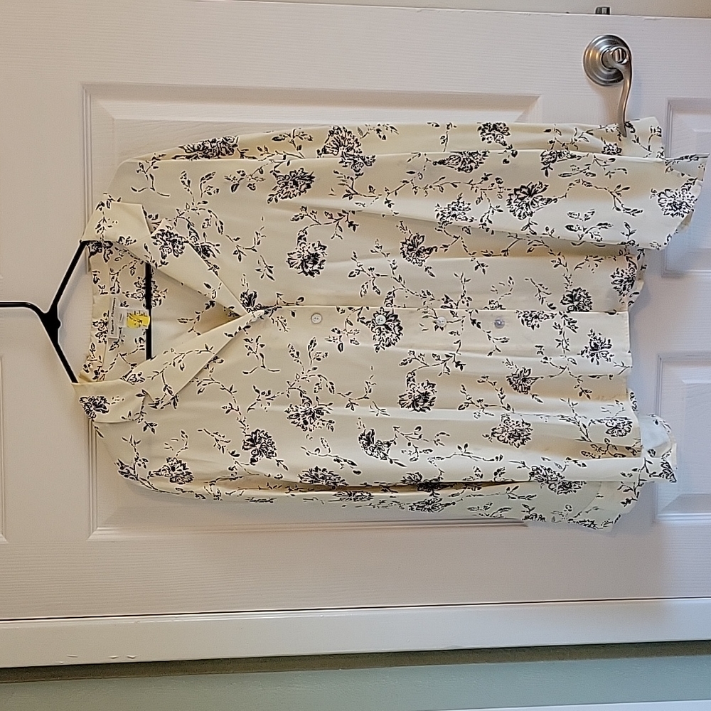 Plus size 24W vintage Rena Rowan silk blouse